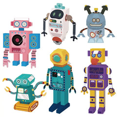 3D Cartoon Robot Origami Paper | [Cutting, Handcraft, Paper Arts & Crafts]