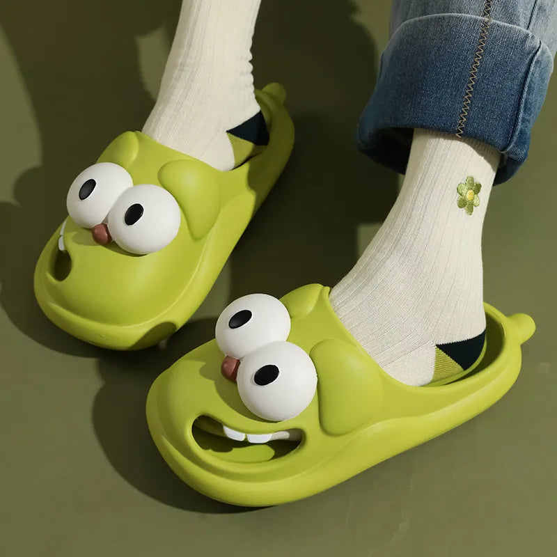 Big Smile Face Clogs for Women & Children | Cute Cartoon Slippers