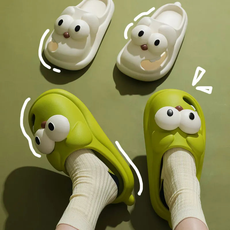 Big Smile Face Clogs for Women & Children | Cute Cartoon Slippers