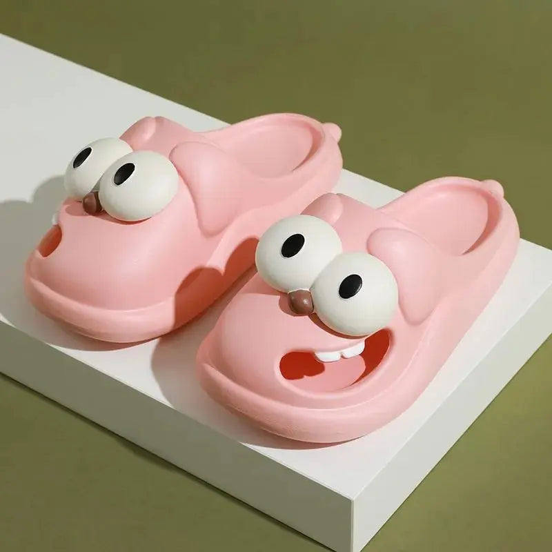 Big Smile Face Clogs for Women & Children | Cute Cartoon Slippers