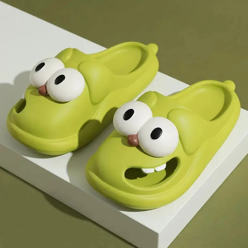 Big Smile Face Clogs for Women & Children | Cute Cartoon Slippers