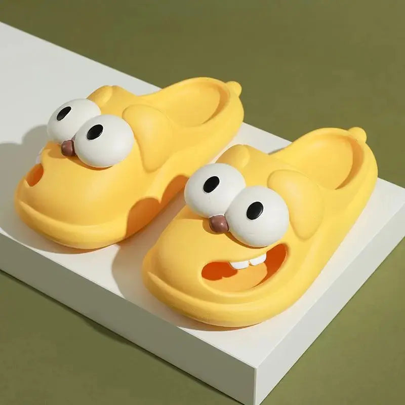 Big Smile Face Clogs for Women & Children | Cute Cartoon Slippers