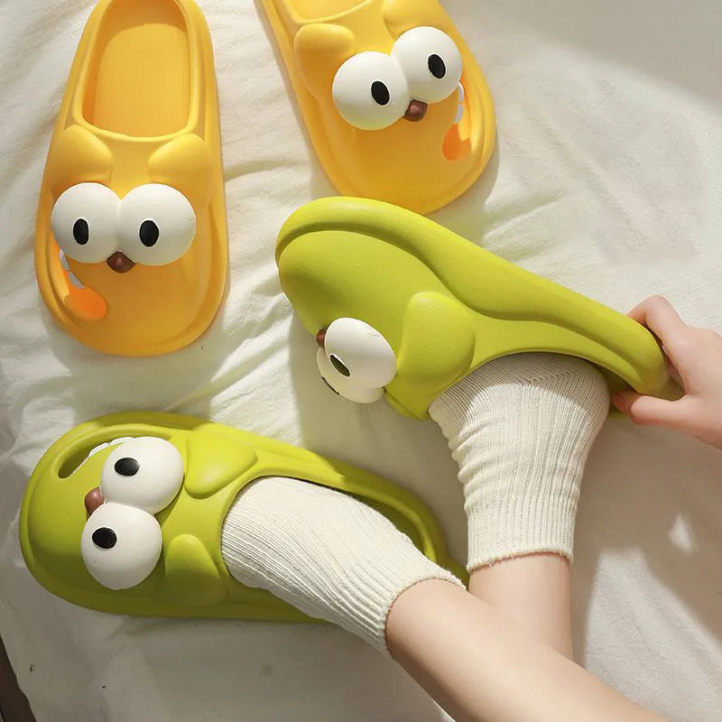 Big Smile Face Clogs for Women & Children | Cute Cartoon Slippers